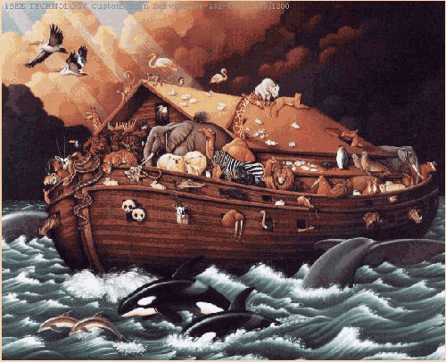 Ark at sea